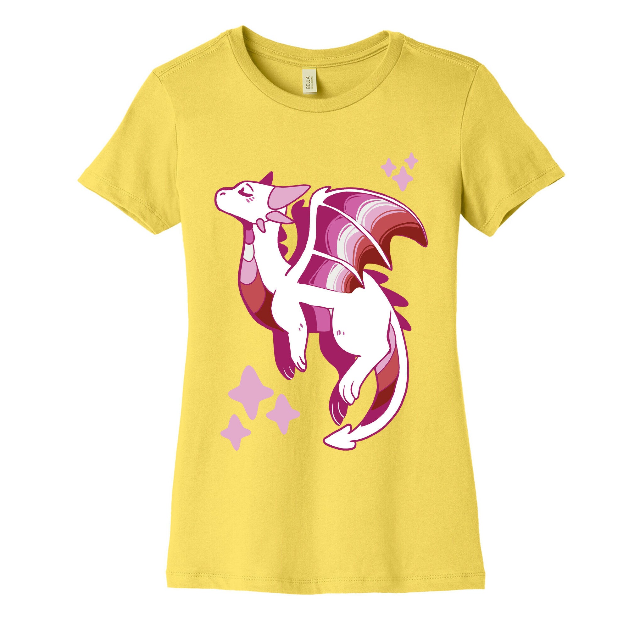 Lesbian Pride Dragon Women's Cotton Tee